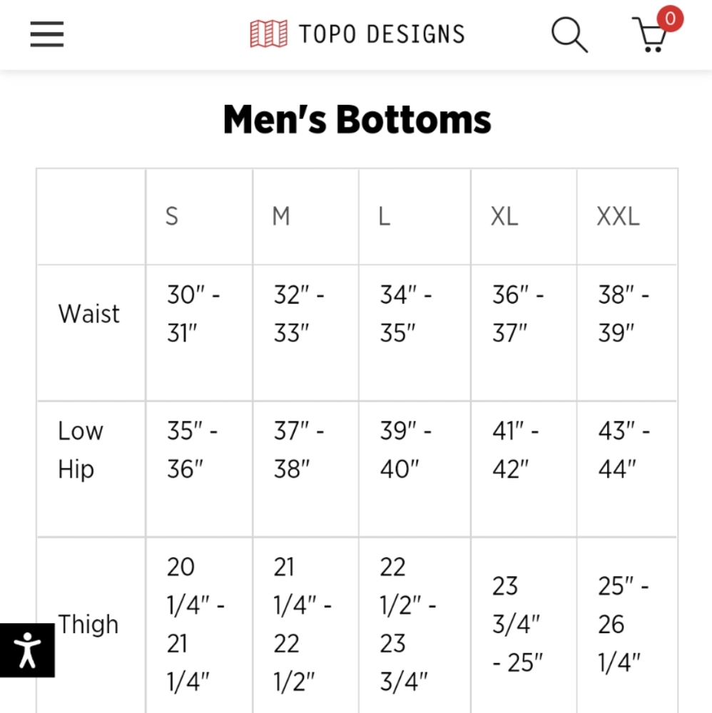 Topo Designs Dirt Pants medium khaki color - Picture 6 of 6